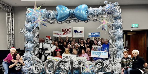 Frozen large frame for photo opportunities at Great Ormond Street  Christmas parties