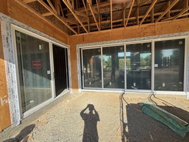 Milgard sliding patio doors installed in El Dorado Hills, California by Solaris Windows & Remodeling