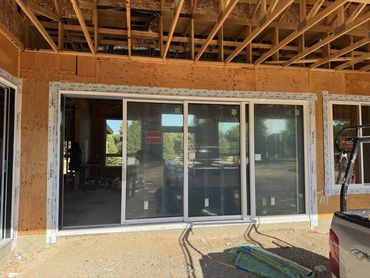 Milgard patio door installation by Solaris Windows and Remodeling in El Dorado Hills, California.
