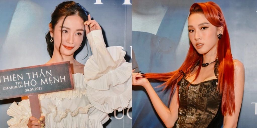 Jun Vũ và Emily "đọ sắc" tại sự kiện.