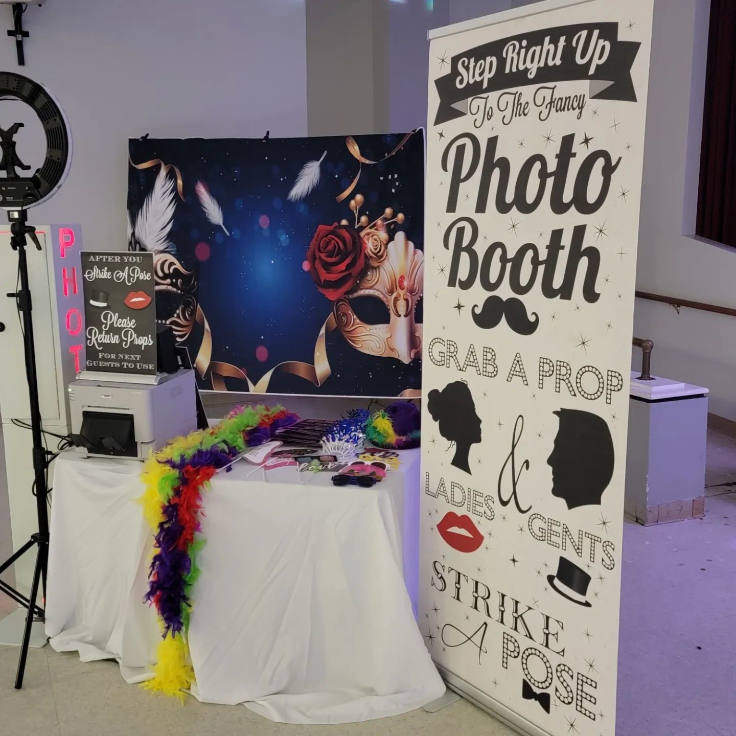 Photobooth set up