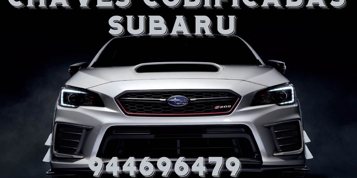 Chaves codificadas Subaru