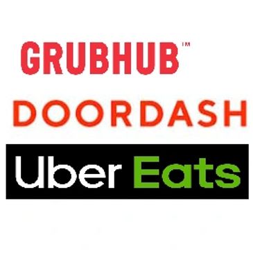 Grub Hub DoorDash Uber Eats