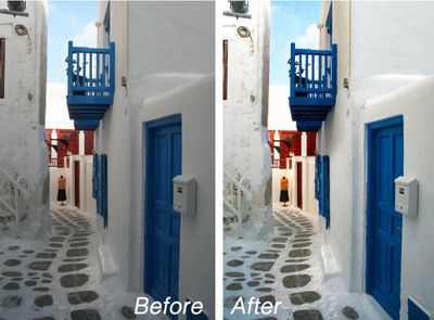 Before and after of free image file adjustments with image capture and scanning services in Wichita,