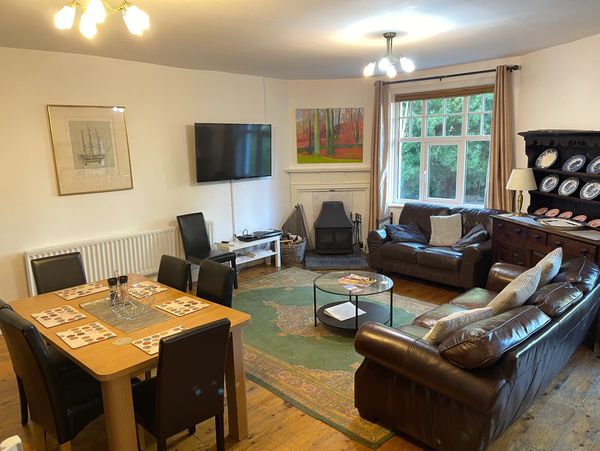 Grove living area at Family Holiday Cottages mid wales