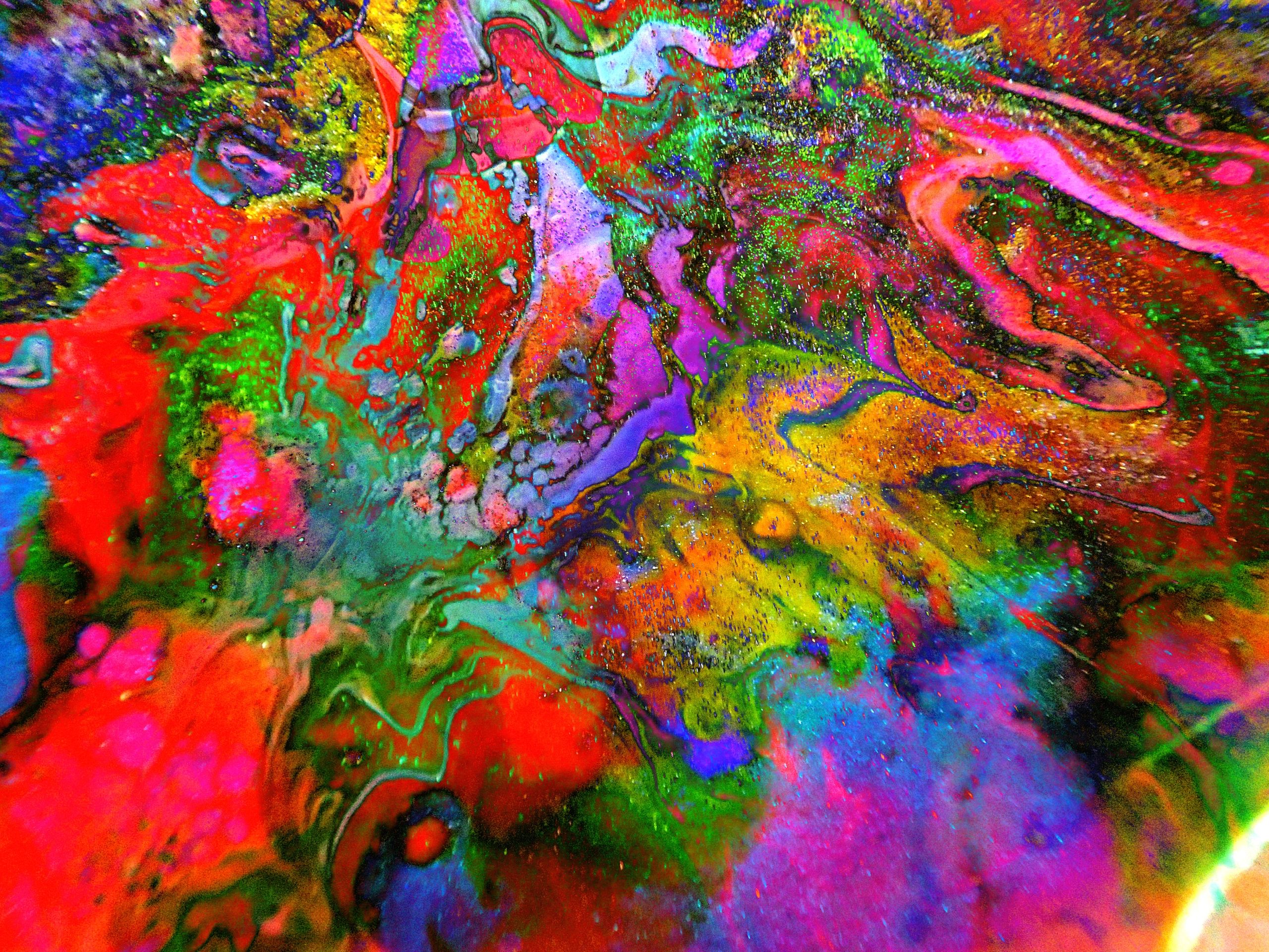 Pheonix- Unique cosmic array of colour, truly a remarkable piece of artwork by Megan Capaldi-Tallon