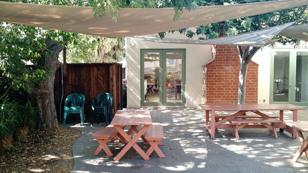 Women's Self Defense Workshop Outside Benches