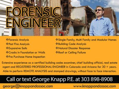 Forensic Engineer and Engineering in Colorado and Arizona