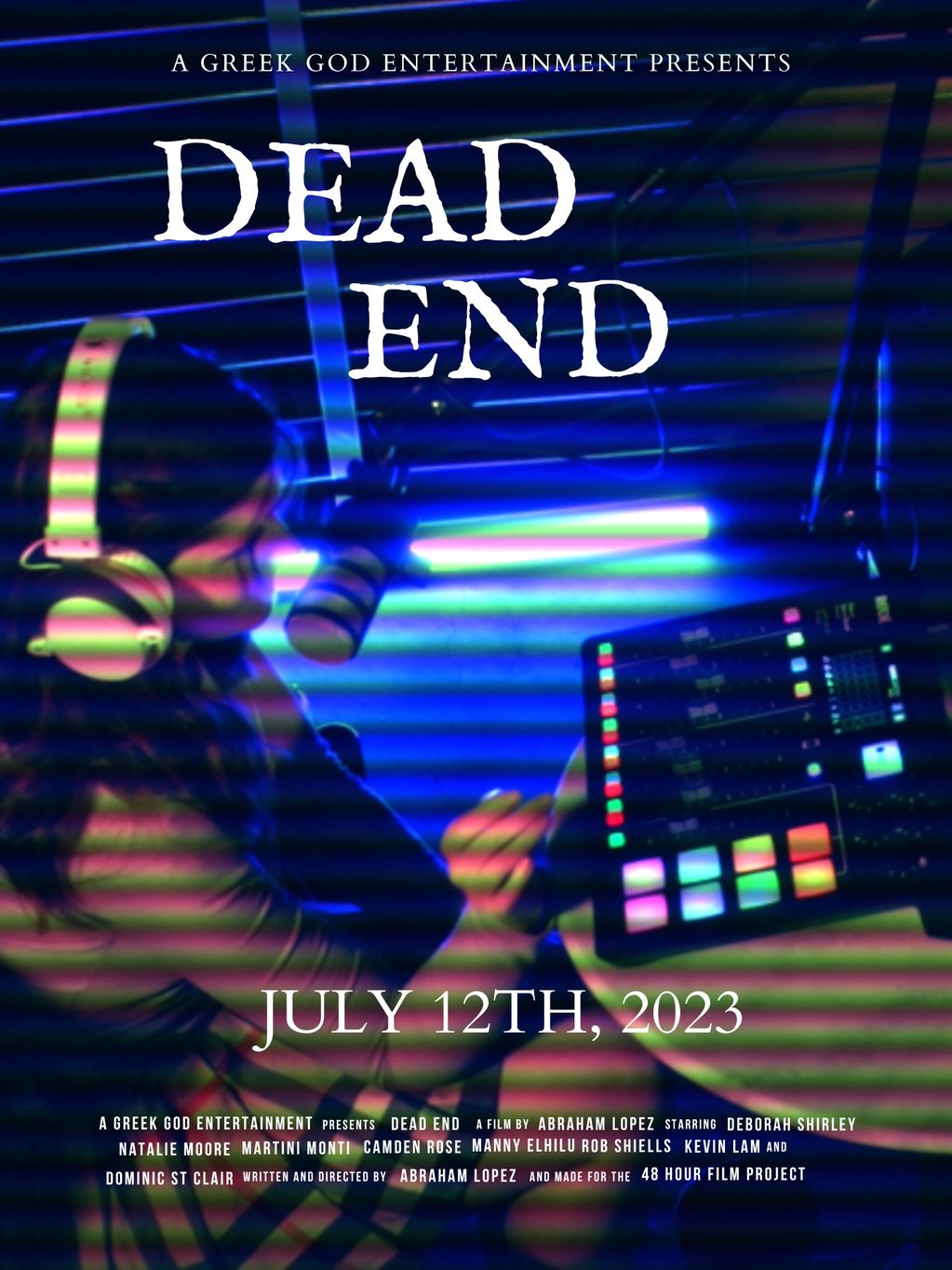 Dead End official poster for the multi award wining short