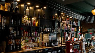 Back Bar Selection of Spirits and Wine