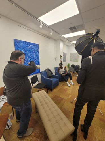 Ibrahima Jarjou, 2025 DE-FI)ance Magazine Cover Model Finalist.