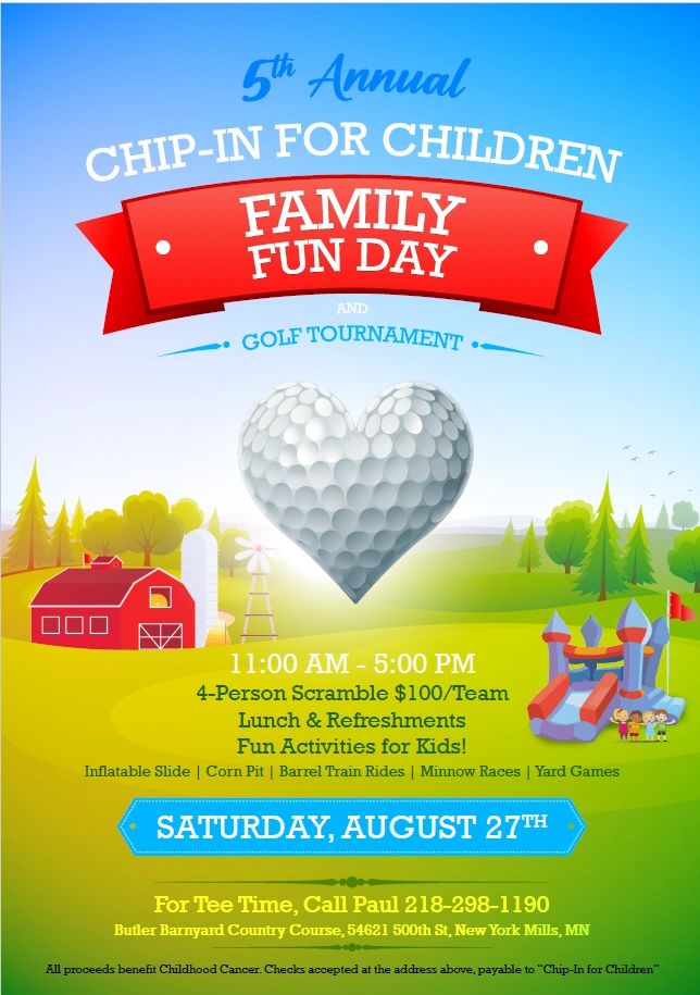 Golf
family fun day
fun
charity
unique