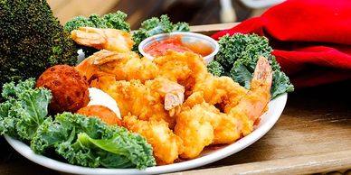 Image of shrimp and kale