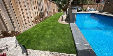 Clear Path Synthetic Turf Install