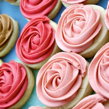 Sugar Cookies with our signature buttercream