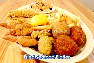 Fried Seafood Platter. 
Fish Place Dickinson | Seafood Restaurant  