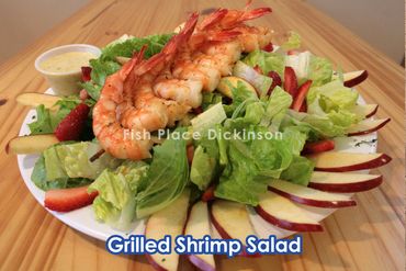 Grilled Shrimp Salad.
Fish Place Dickinson | Seafood Restaurant   