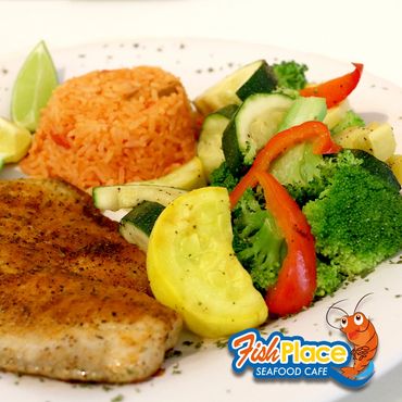 Grilled Redfish.
Fish Place Dickinson | Seafood Restaurant  