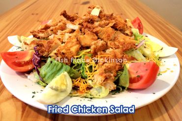 Fried Chicken Salad.
Fish Place Dickinson | Seafood Restaurant  