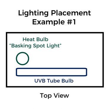 Lighting placement example