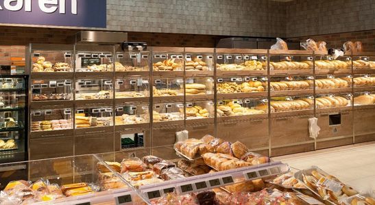 Bakery,pastry, bread, bread display, custom design, supermarket, hypermarket