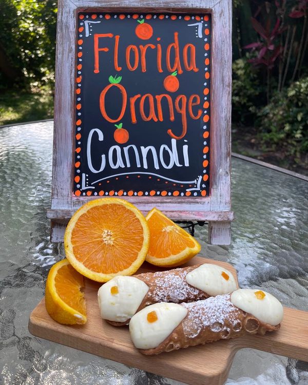 Florida Orange Cannoli