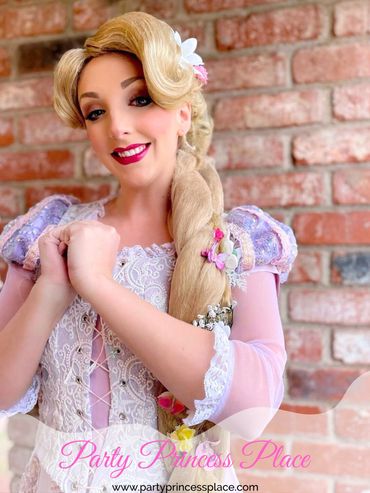 Rapunzel princess kids party place. Las Vegas princess party for hire. kids Disney party Las Vegas