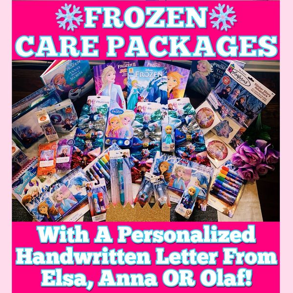 Frozen Princess Care Package Gift. Disney Princess Care Package gift ideas. Frozen 2. Frozen custom.