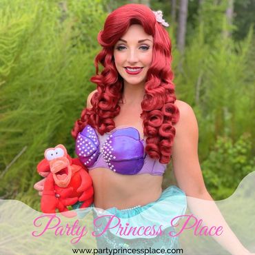 Ariel Little Mermaid princess birthday party perfomers in Las Vegas, Henderson, Summerlin, Nevada.