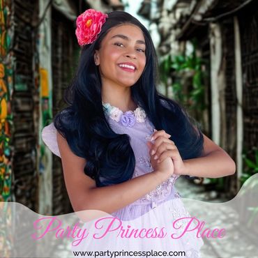 Encanto Isabela birthday party character perfomers in Las Vegas, Henderson, Summerlin, Nevada.