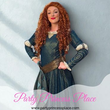 Merida Brave disney princess birthday party perfomers in Las Vegas, Henderson, Summerlin, Nevada