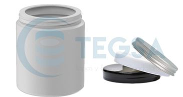 tarro cilindrico 300 gramos, tarro cilindrio 300 ml, tarro cilindrico polipropileno, tarro blanco de