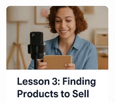 Lesson 3 Finding products to sell