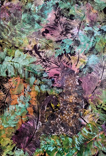 jungle mix leaves vibrant colors hidden wildcat