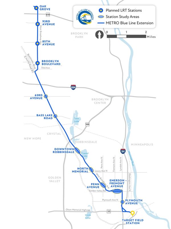 Blue line LRT
