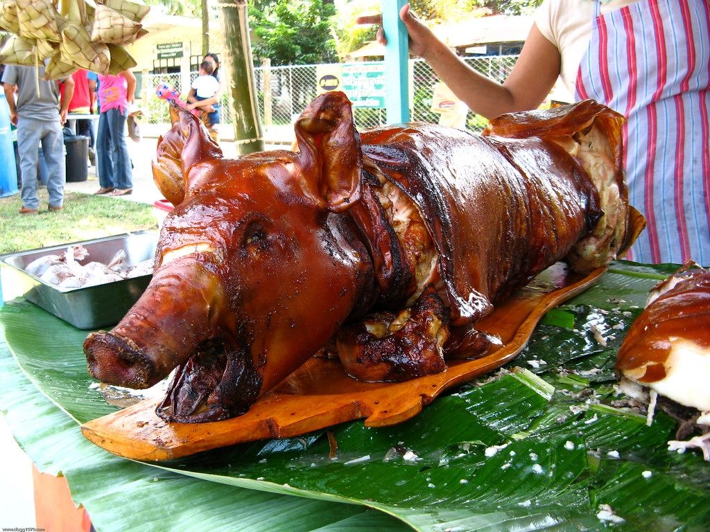 Full Roasted Lechon from Kumare, Authentic Filipino food 