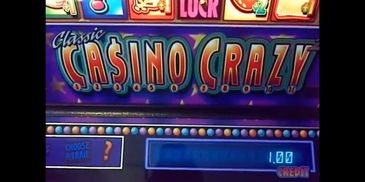 Classic Casino Crazy slot machine with vibrant colors and a $1.00 credit.