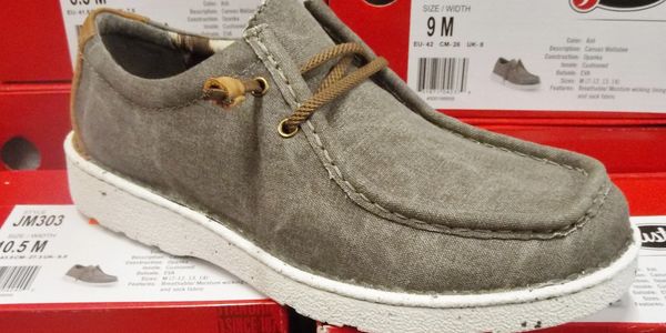 Now you can wear the Justin brand in a casual shoe that looks good with jeans or Khakis.