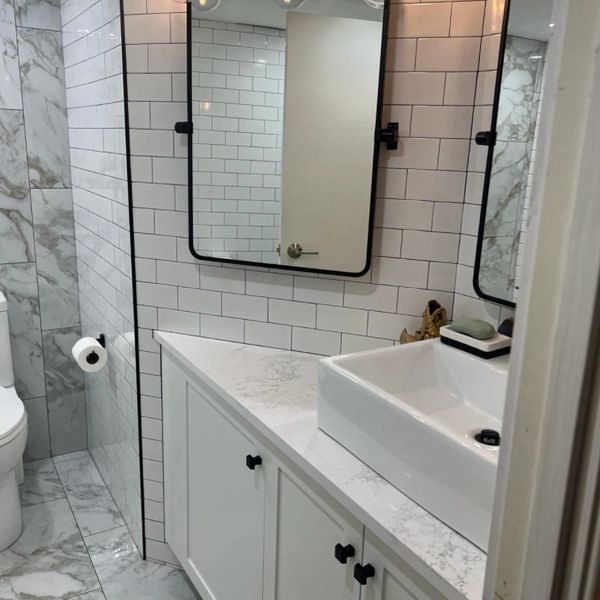 Bathroom renovations and finishing services in the Greater Vancouver Area.