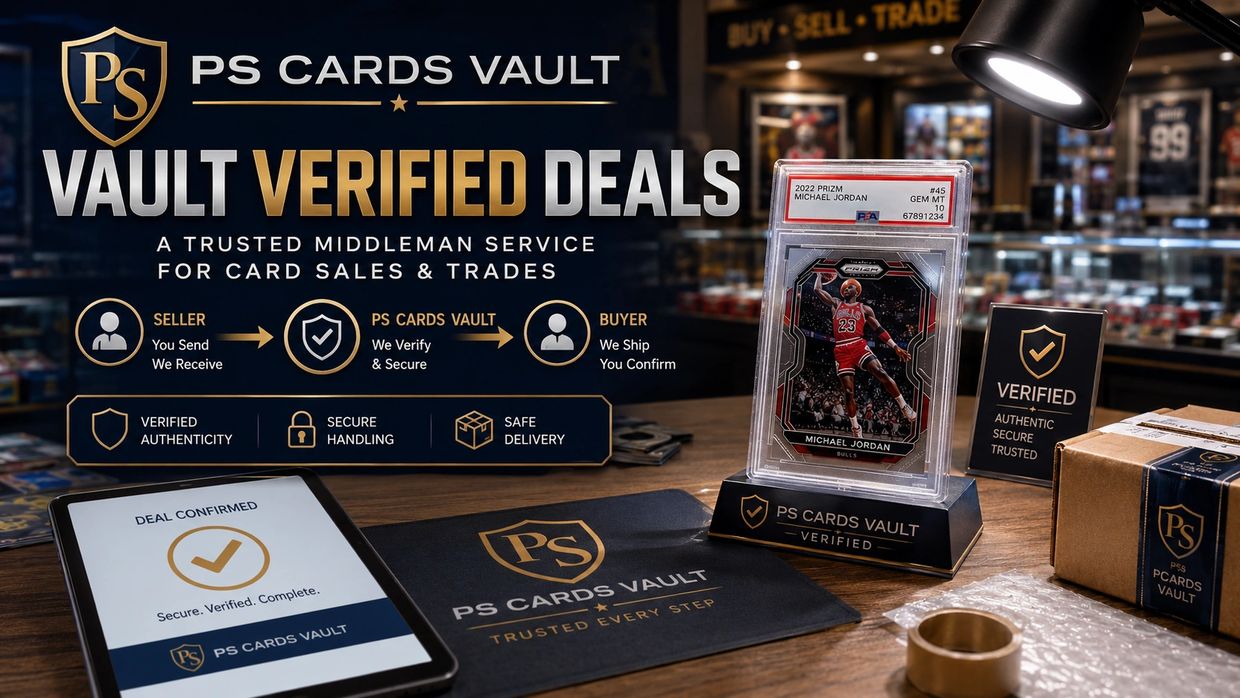 PS Cards Vault offers verified deals for secure, authentic card sales and trades.