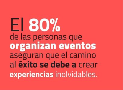 el 80% que organiza eventos en México dice