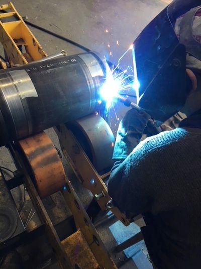 Welding technician in Greater Vancouver BC welding and fabricating