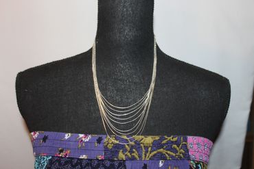 DoeBee Designs fun layered necklace, casual or dressy.