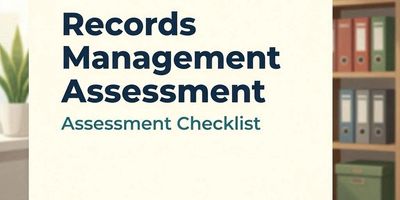 Title slide for Records Management Assessment Checklist.