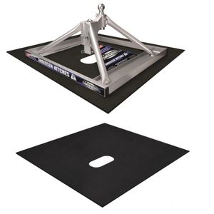 Andersen, Towing, Rapid Hitch, Trailer Jack Blocks, Rubber Mat, Aluminum, Made in USA,Rhino Linings