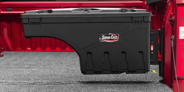 Tool Boxes, Aluminum, Black, Transfer Tanks, Utility Chest, Truck Accessories, Rhino Linings Bristol