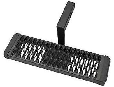 Step Bars, Running Boards, Hitch, Stainless Steel, Black Powder Coated, No Drilling, Rocker Panels