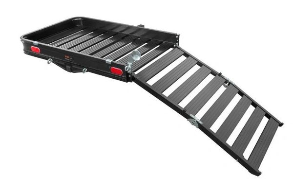 cargo carrier with ramp