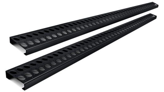 Step Bars, Running Boards, Stainless Steel, Black Powder Coated, No Drilling, Hitch Step, Bump Step