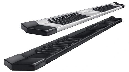 Step Bars, Running Boards, Stainless Steel, Black Powder Coated, No Drilling, Hitch Step, Bump Step
